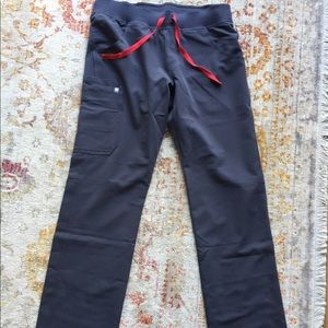 Limited edition Charcoal Figs scrub pants